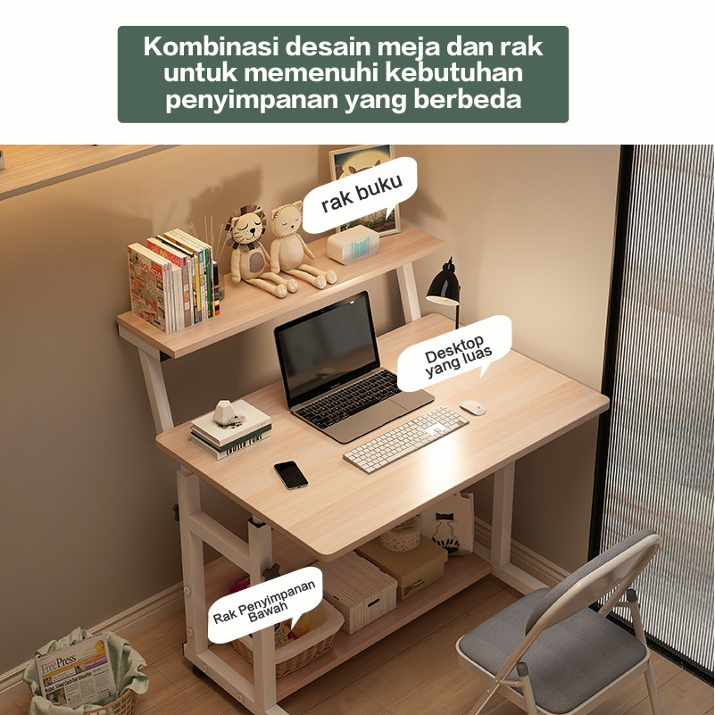 Ruparupa Craft Damaindah Meja Belajar Anak Set Kursi/ Meja Anak Disesuaikan / Meja Portable / Meja