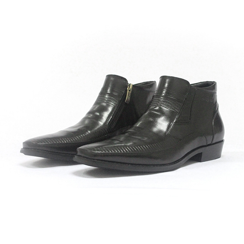 Pierre Cardin Men 1402 Sepatu Boots Pria Kulit Asli