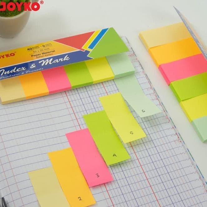 

JOYKO MEMO STICK STICKY NOTES INDEX & MARK IM-36 / PEMBATAS & PENANDA JOYKO PANJANG KERTAS MEMO IM-36 - RAJA BIGBOX