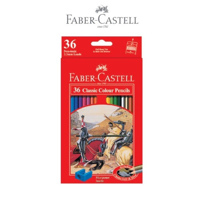

FABER CASTELL 36 CLASSIC COLOUR PENCIL / PENSIL WARNA FABER CASTELL 36 WARNA - RAJA BIGBOX