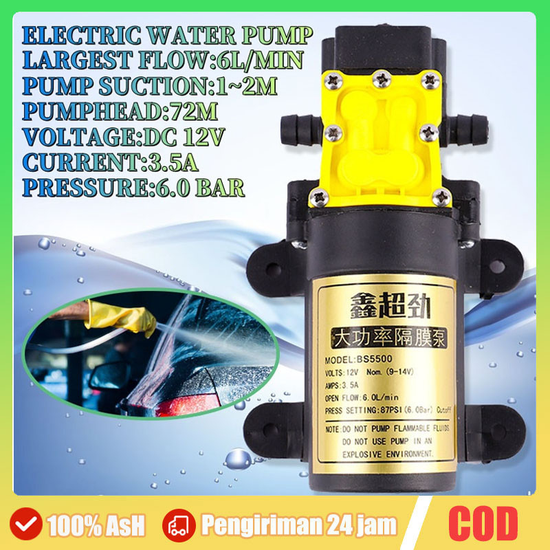 New SiapPompa Dc 12V Sinleader 4500 Original 100 Psi 6L Pm Atau Sinleader 3500 Original 80Psi Dinamo