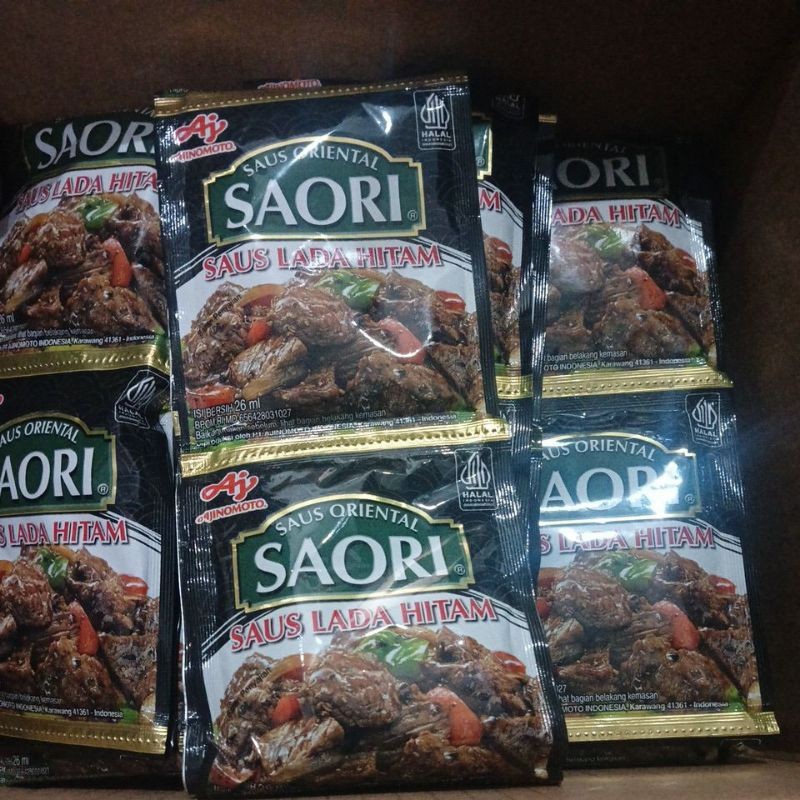 

Saus Oriental Saori Saus LADA HITAM Sachet 26ml