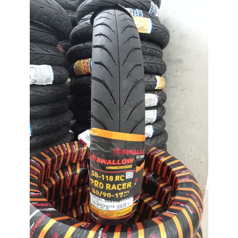 Ban tubless swallow pro racer 80/90 17 soft compound*