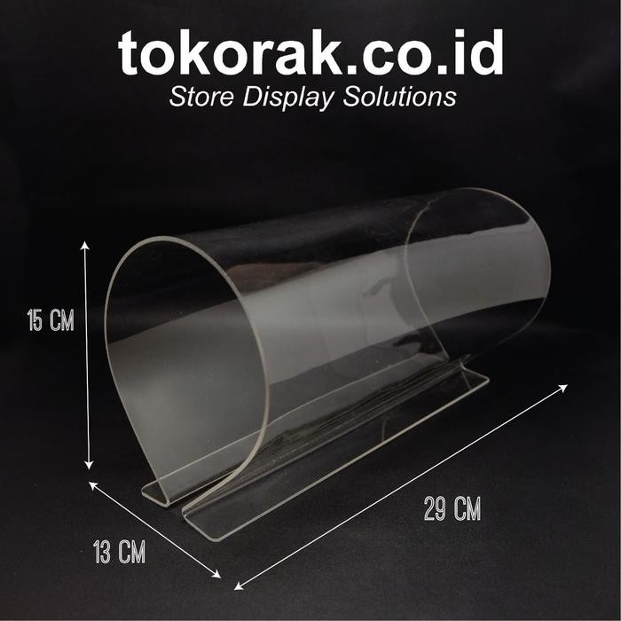 

ACRYLIC TEMPAT BANDO AKRILIK ASLI MIKA STAND HEADSEAT