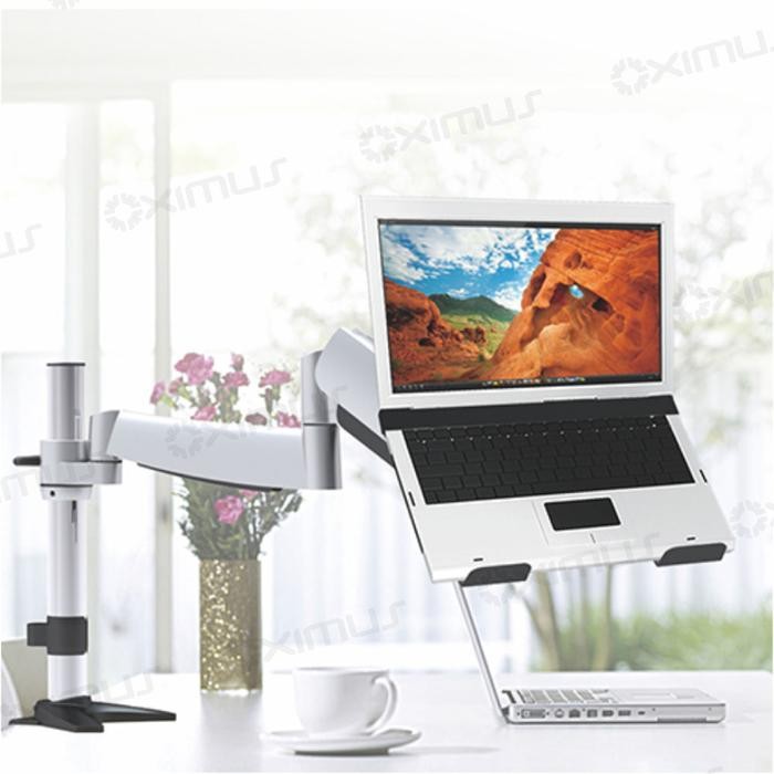 

Bracket Laptop Notebook Holder Stand Plate Mount Oximus EV05 Black Computer