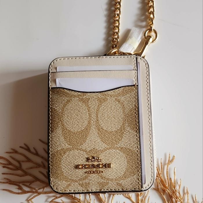 

Dompet C O A C H zip card case dompet kartu