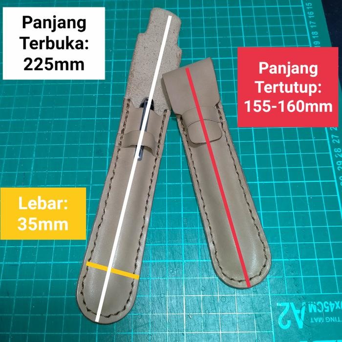 

pen holder pen sleeve sarung pen with cover - 1 pen