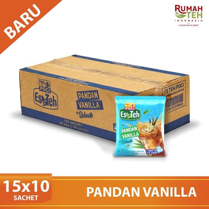 

Es teh Poci Pandan Vanilla Carton Pack (1 karton isi 15 renteng)