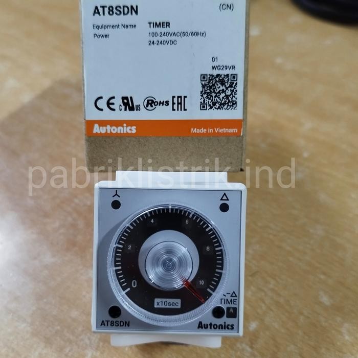 Timer At8Sdn S Delta 110V 220V Ac Autonics
