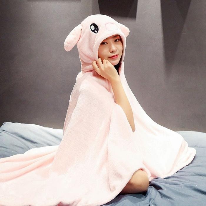 Hoodie Selimut Karakter Totoro Rilakkuma Tiger Hamster Kelinci Import #Gratisongkir #Sale #Discount