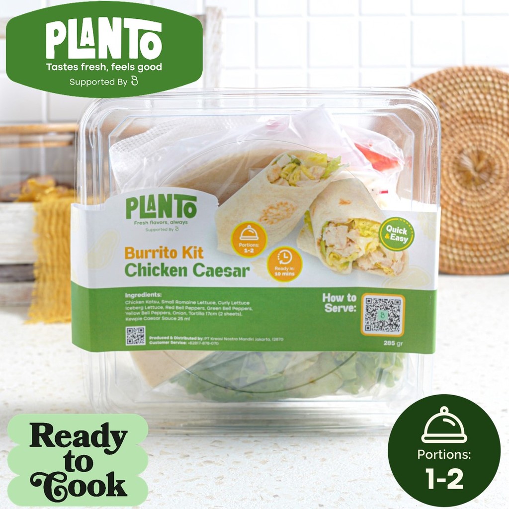

Planto Burrito Kit Chicken Caesar 1 pack