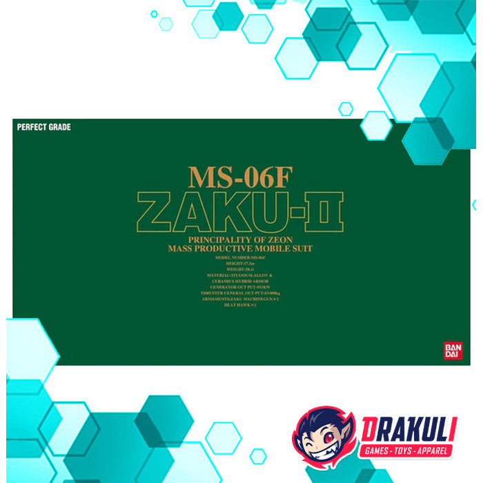 SALE BANDAI PLAMO PG 1/60 MS-06F ZAKU II READYY