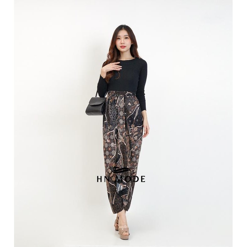 Trenatik- Hn Mode - Rok Rempel / Rok Lilit Instan Batik / Rok Batik Modern / Rok Span / Rok
