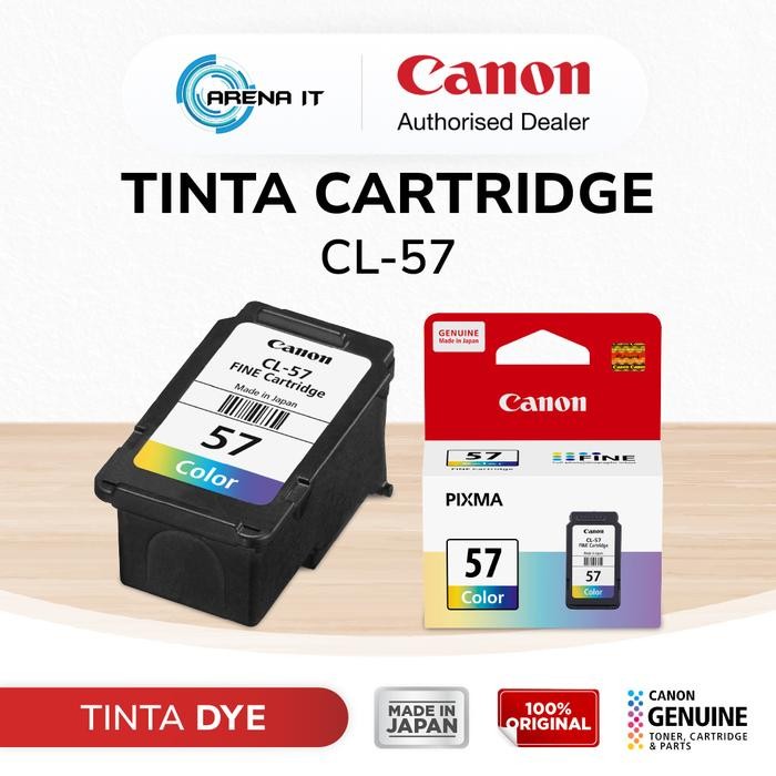 promo Tinta Original Canon 57 Color CL57 - Tinta Canon E410 E470 E3170 E470 E4570 - Tinta Cartridge