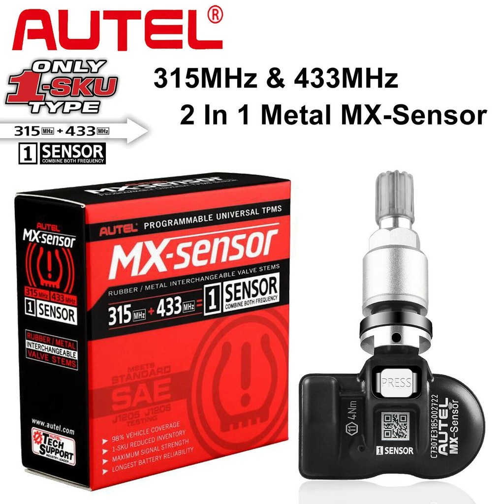 Autel TPMS Sensor MX-Sensor 2 in 1 Tire Repair Tools TPMS Sensor