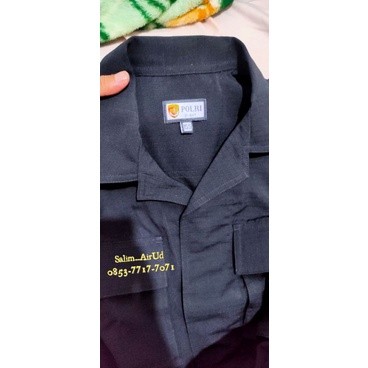 Murah  Baju Pdl Hitam Brimob Original