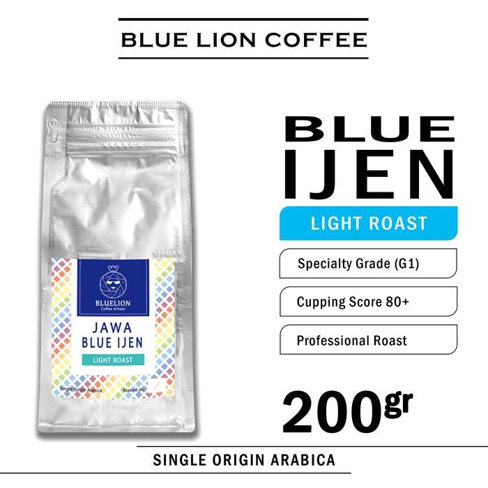 

Blue Lion Coffee Jawa Blue Ijen 200 gram Light Roast Kopi Arabika