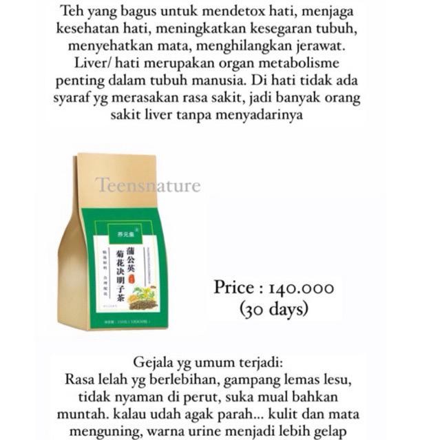 

Liver Detox Tea Teh Herbal Penang