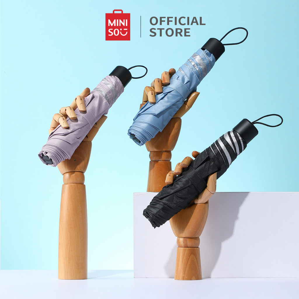 MINISO Payung Lipat Jumbo Outdoor Anti Sinar UV Anak Perempuan Payung Lipet