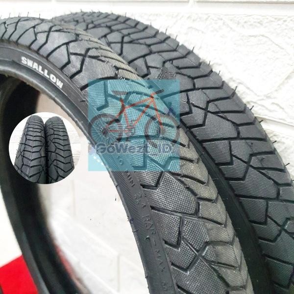 Ban Luar Sepeda Ukuran 20 x 1.90 / 1.95 Swallow Lizard Anak Lipat BMX