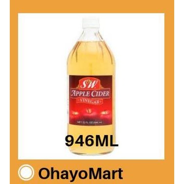 

Sw S&W Apple Cider Vinegar Cuka Apel 946Ml