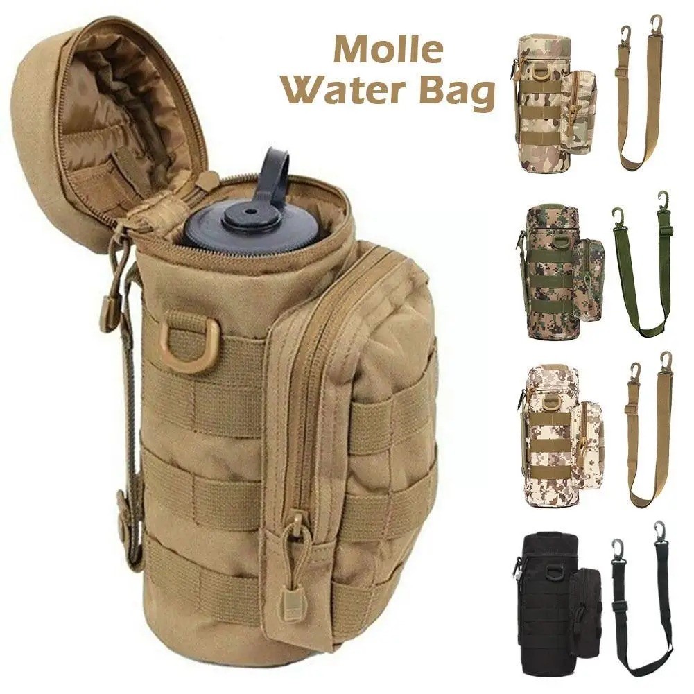 Sarung Botol Tactical / Tas Botol Minum Outdoor Army / Sarung Botol Minum Tactical