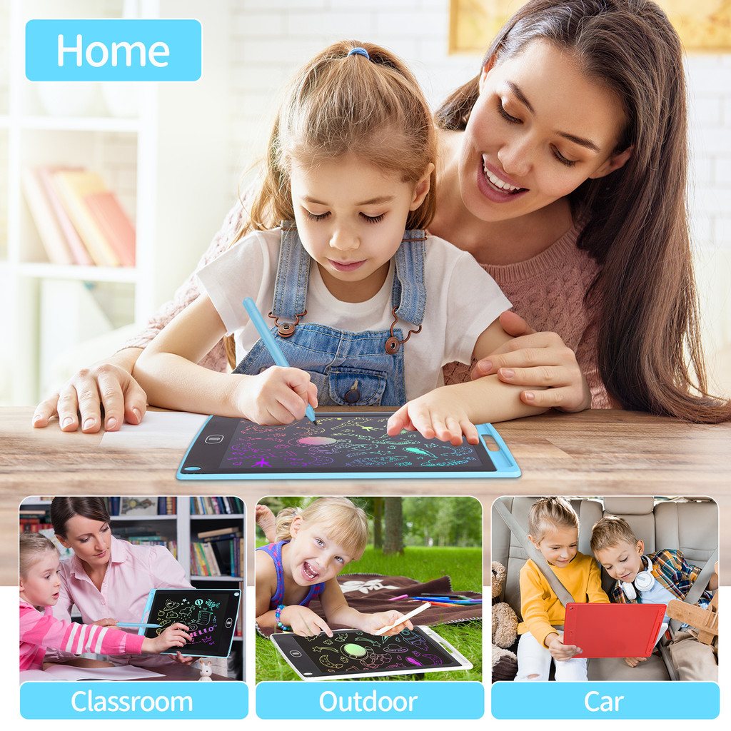 

12 Inch Lcd Writing Tablet Drawing Board Graffiti Sketchpad Mgaic Erasable Handwriting Pad Toys For