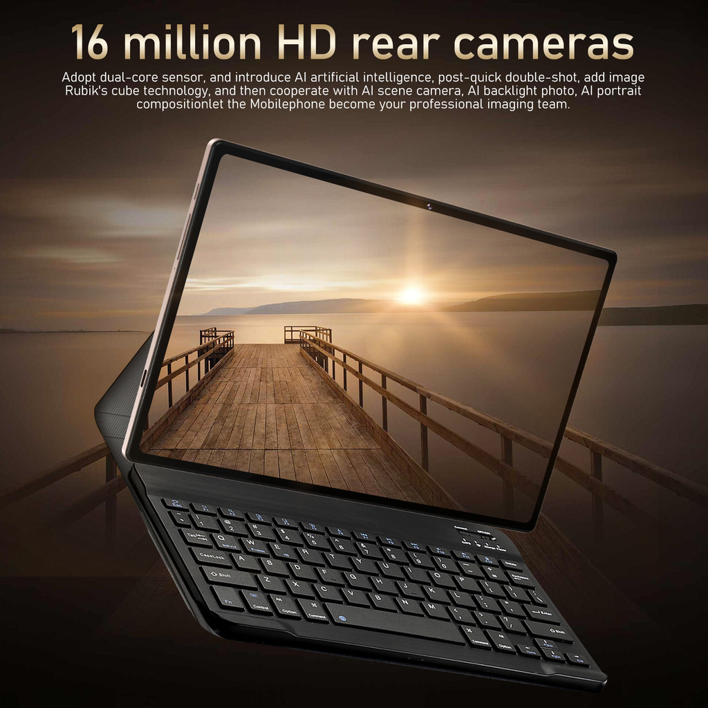 

2025 Original 16 Pro Tablet 10.1 Inch Android 12 Global Snapdragon870 10 Core 16Gb+1024Gb 10000Mah