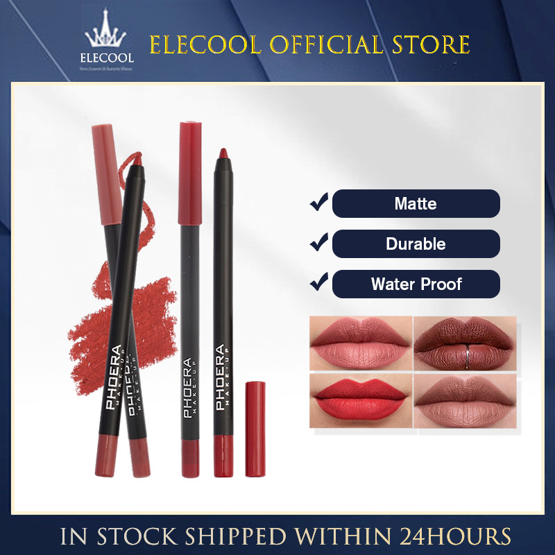 

Phoera 13 Colors Lip Liner Velvet Matte Texture Lipstick Lip Liner Sexy Red Contour Lipstick Pencil