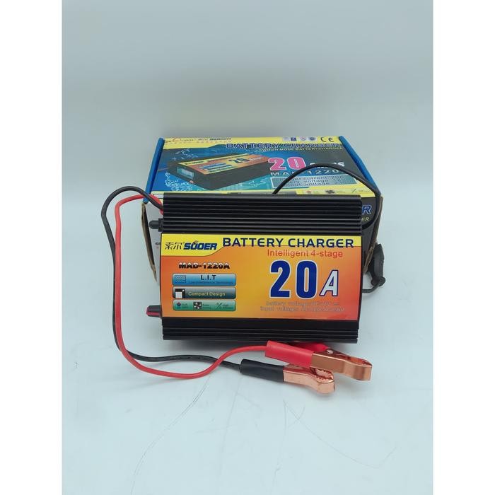 CHARGER AKI 12V 20A - BATTERY CHARGER 12 V 20 A