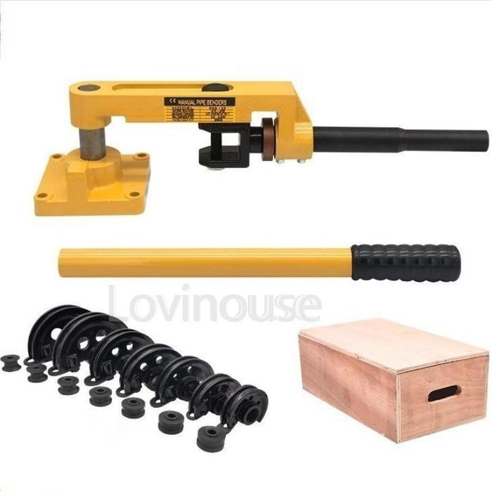 Alat Bending Pipa Manual 10-25mm Besi/Stainless Steel/Tembaga/Aluminum Pipe Bending Tool Alat