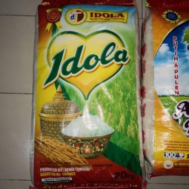 

BERAS IDOLA 20 KG GOJEK GRAB