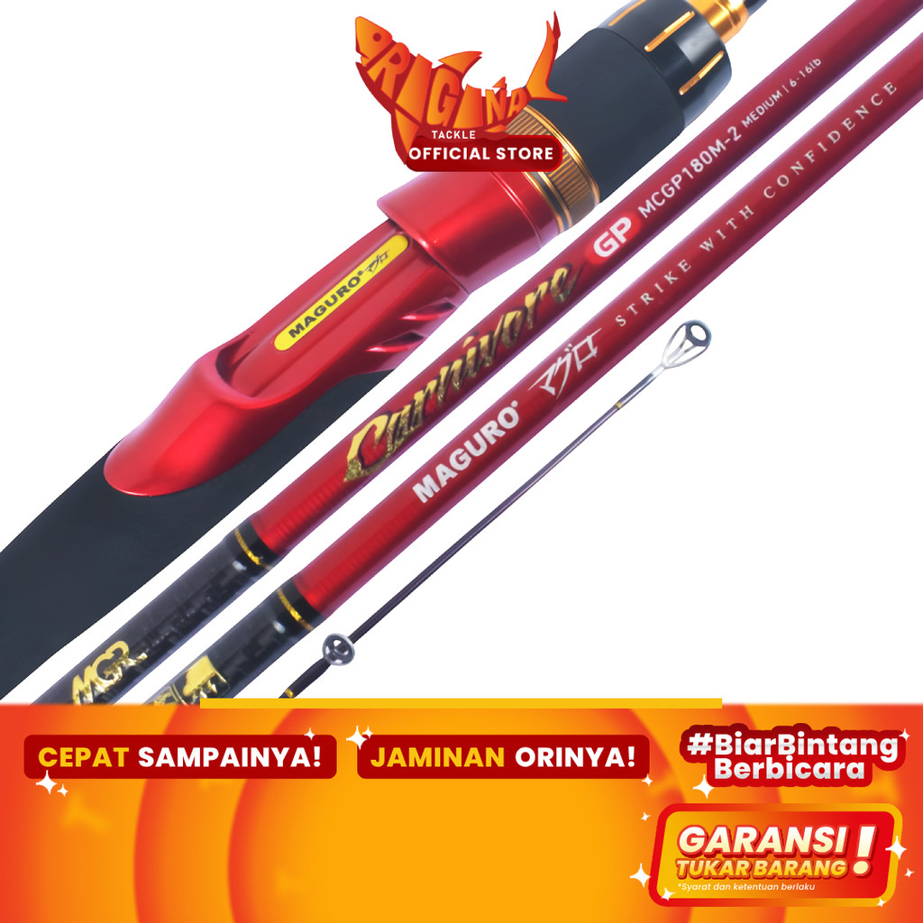 Joran Pancing Spinning Maguro Carnivore GP Carbon 180cm