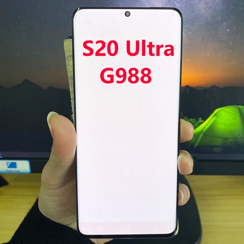 6.9'' Amoled S20 Ultra Lcd For Samsung 20U G988 G988F G988B/Ds Lcd Display Touch Screen With Defect