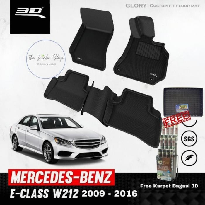 Karpet Mobil 3D Kagumat Mercedes Benz E-Class W212 2009-2016 Original