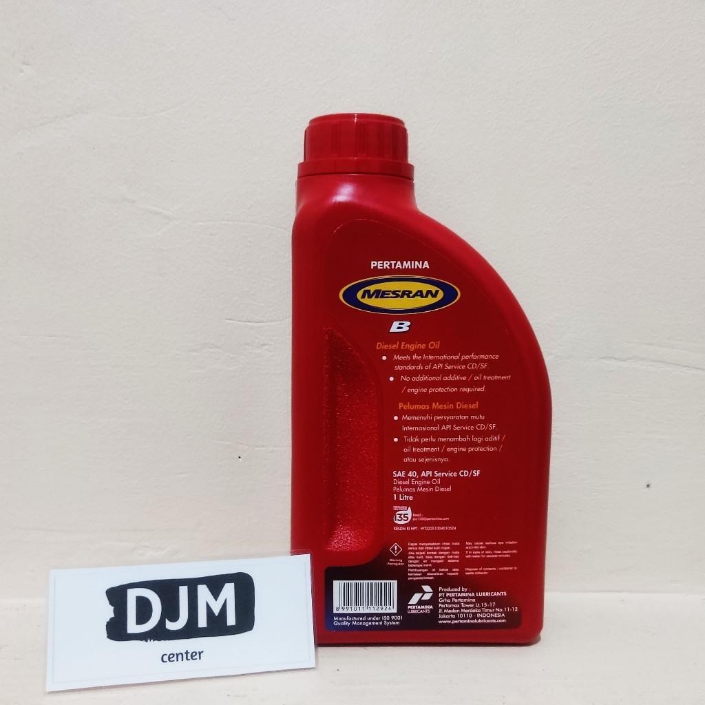 Yukngegas Oli Mesran B40 1Liter Oli Pertamina B 40 1L