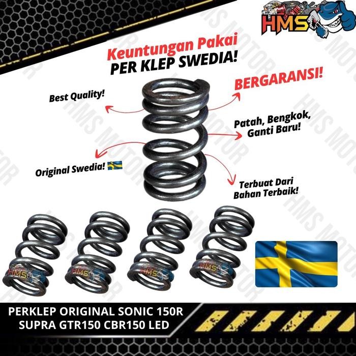 Mister Gear Pir Per Klep Swedia Sonic 150 R Cb150 R Cbr150 R Supra Gtr 150 Cb 150 Cbr 150 Original