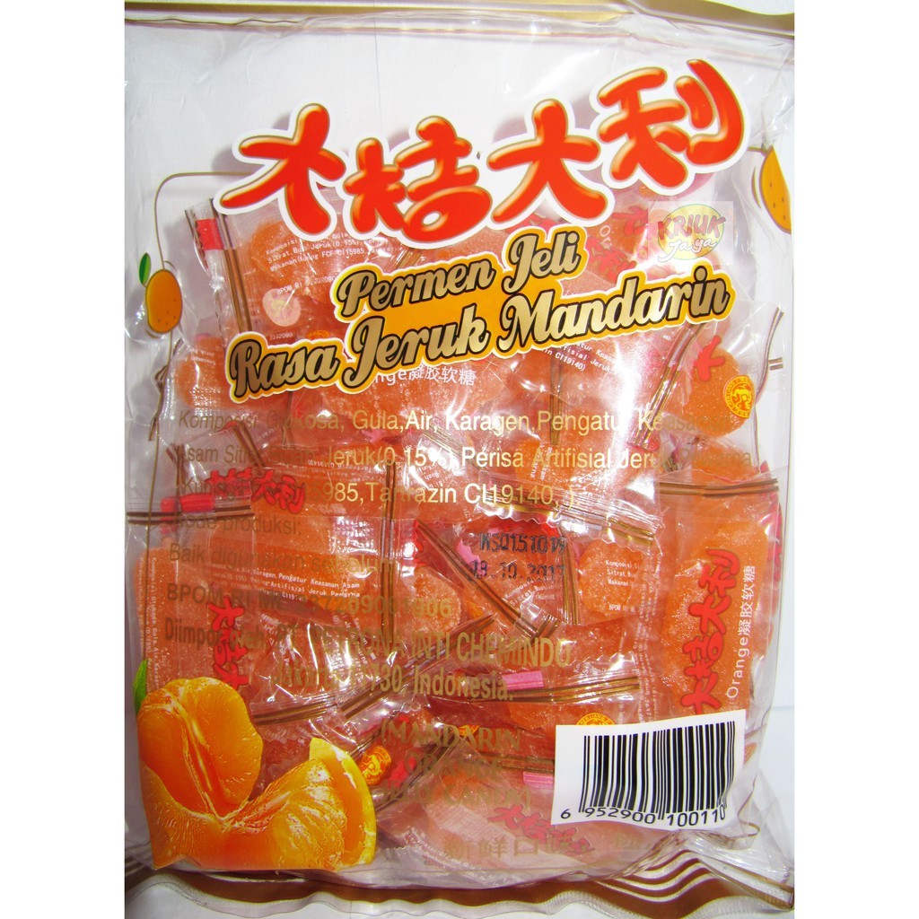 

JELI JERUK / MANDARIN ORANGE JELLY CANDY