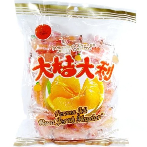 

Mandarin orange Jelly Candy Naraya BESAR / Jeli Jeruk / Permen Jeruk Jelly /Jelly Jeruk