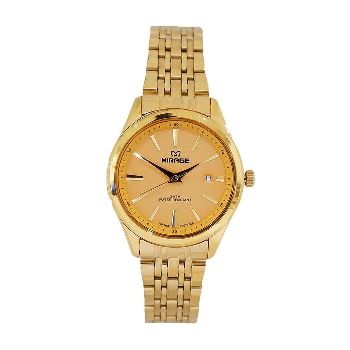Femmora- Mirage Watch - Jam Tangan Wanita Gold Emas Mewah Anti Karat 8779 L Tanggal Aktif