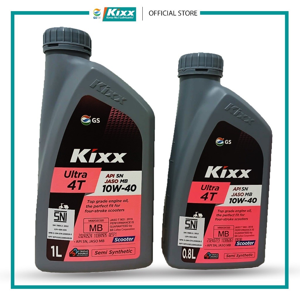 KIXX - Oli Motor Scooter Ultra 4T SN JASO 10W-40