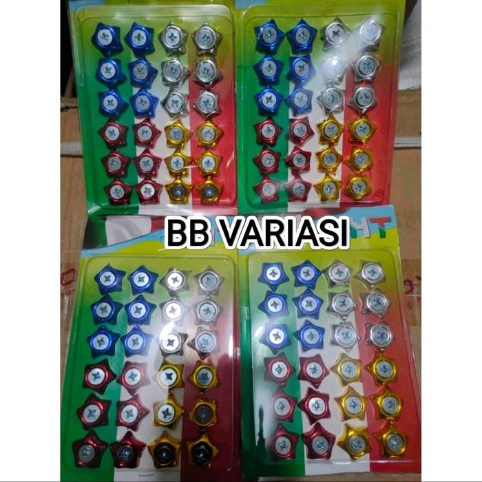 Auradeko Baut + Monel Bintang / Baut Plus Bintang