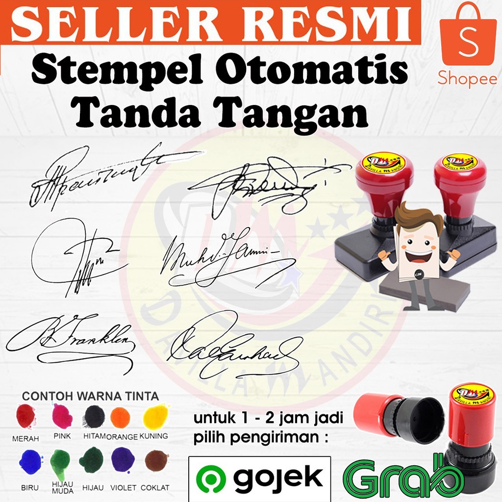 

[READY] STEMPEL OTOMATIS TANDA TANGAN / SIGNATURE