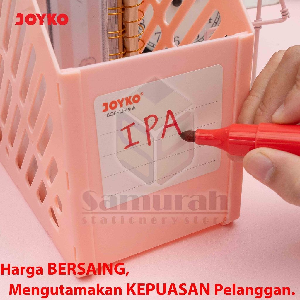 

[READY] Box File Rakit JOYKO BOF 13 Plastik Warna Biru - Pink / Box Dokumen Kantor Lepas - Pasang