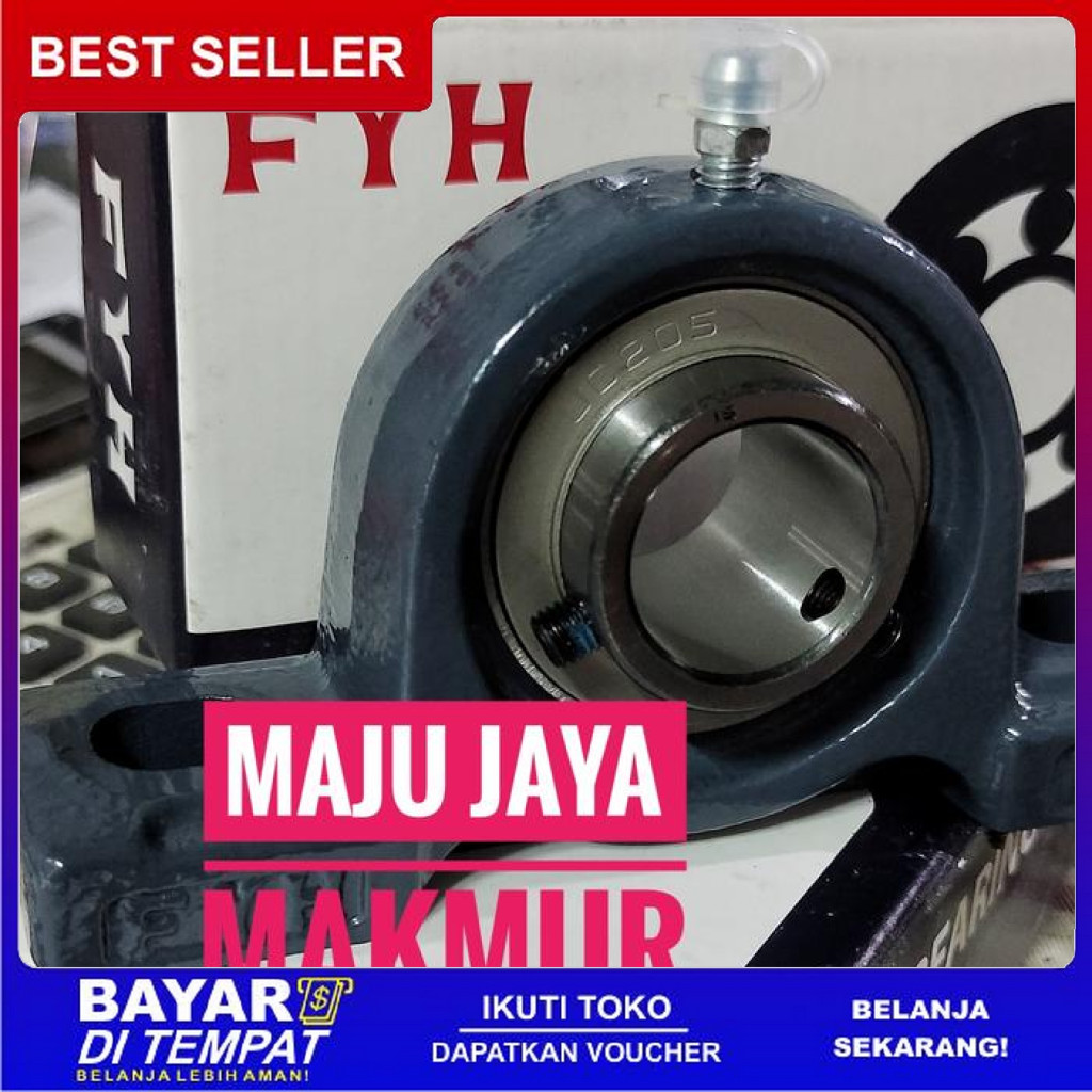 FREE ONGKIR PILLOW BLOCK LAHER BEARING DUDUK UCP 205 AS 25 MM FYH BISA COD