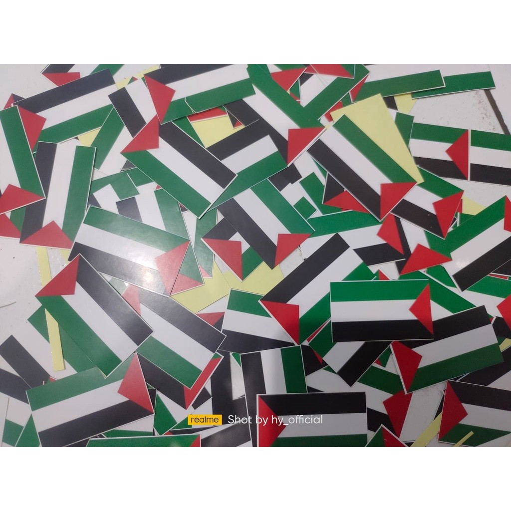 

10 PCS Stiker Pipi Bendera Palestina