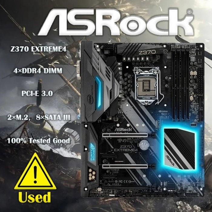 ASRock Z370 Extreme4 LGA 1151 (300 Series) Intel Z370 HDMI SATA 6Gb/s