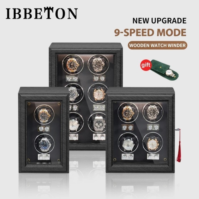BBETON Brand Mechanical Automatic Watch Winder Luxury Wood Watch Box