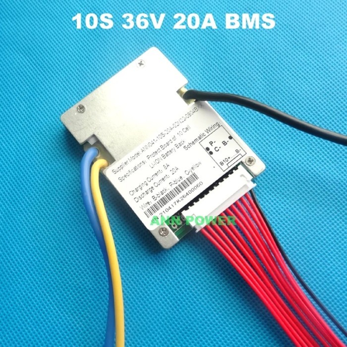 10S 36V (42V) 20A Lithium Ion Battery BMS For 36V 10Ah E-bike Li-ion