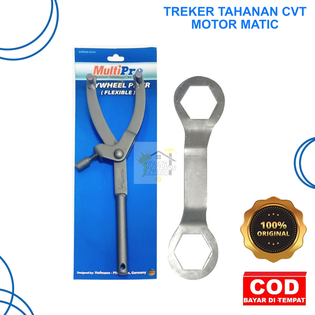 Promo Paket Set Kunci Cvt 39X41 Tahanan Cvt / 39 X 41 / Flywheel / Treker Service Cvt / Kunci